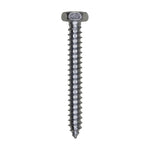 #10x1-1/2" Indented Hex Head Tapping Screw, Type A/AB, Zinc Chromate