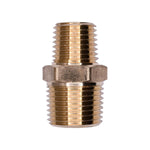 3/8"x1/4" Brass Hex Nipple