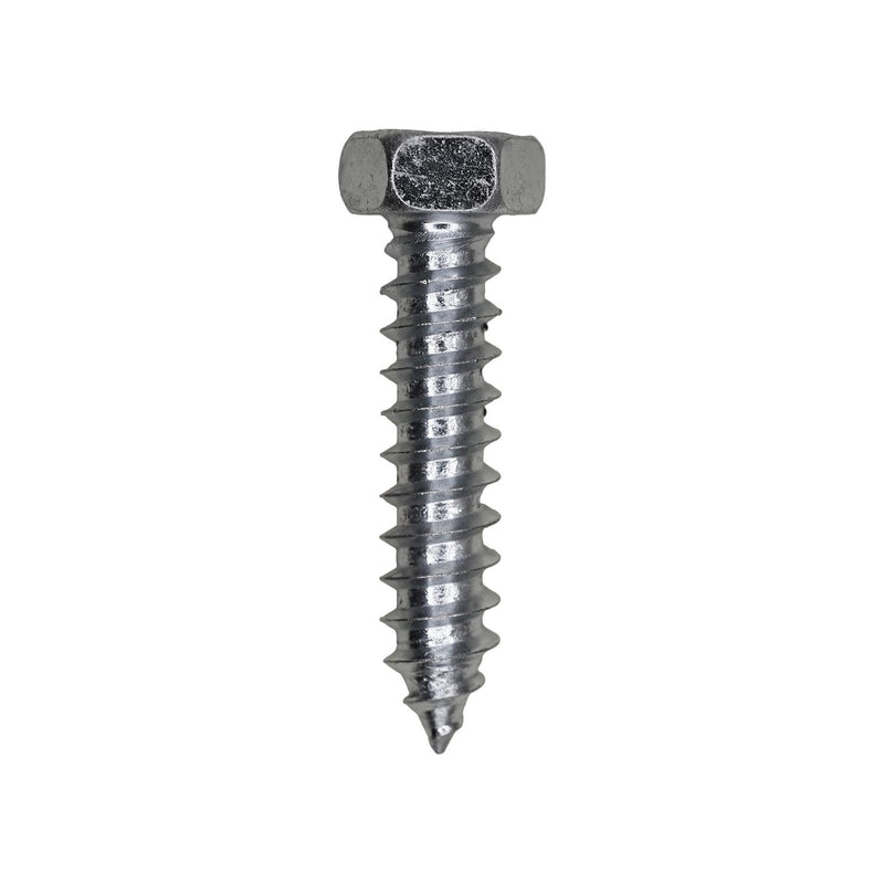 5/16"x1-1/2" Indented Hex Head Tapping Screw, Type A/AB, Zinc Chromate