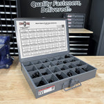 Nylon Push Type Retainers with Drive Pins Assortment - 160 PCS
