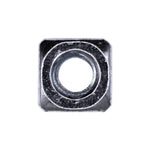 1/4"-20 Square Nut Threads Bright, Zinc