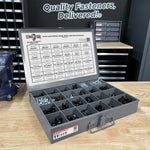 Inch and Metric Body Bolts and Panel Screws Assortment - 575 PCS