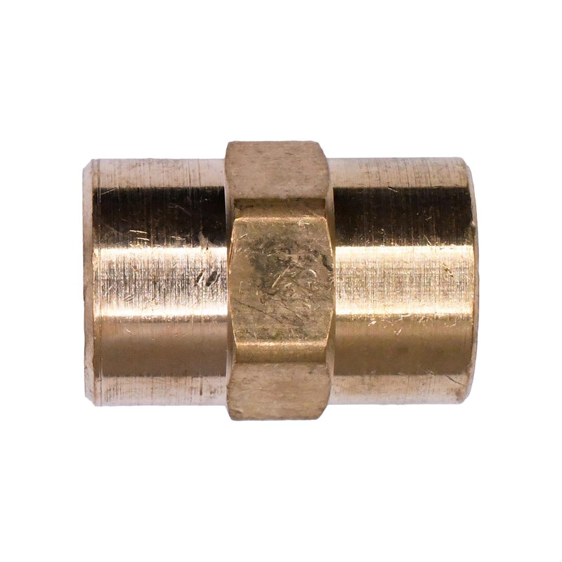 1/8" NPT Brass Pipe Coupling