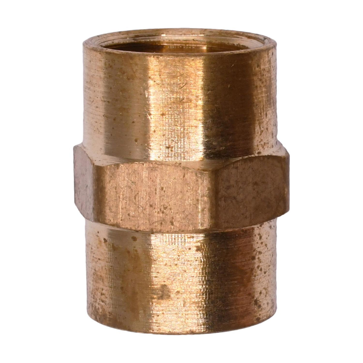 1/4" NPT Brass Pipe Coupling