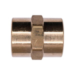 3/8" NPT Brass Pipe Coupling