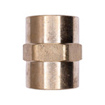 1/2" NPT Brass Pipe Coupling