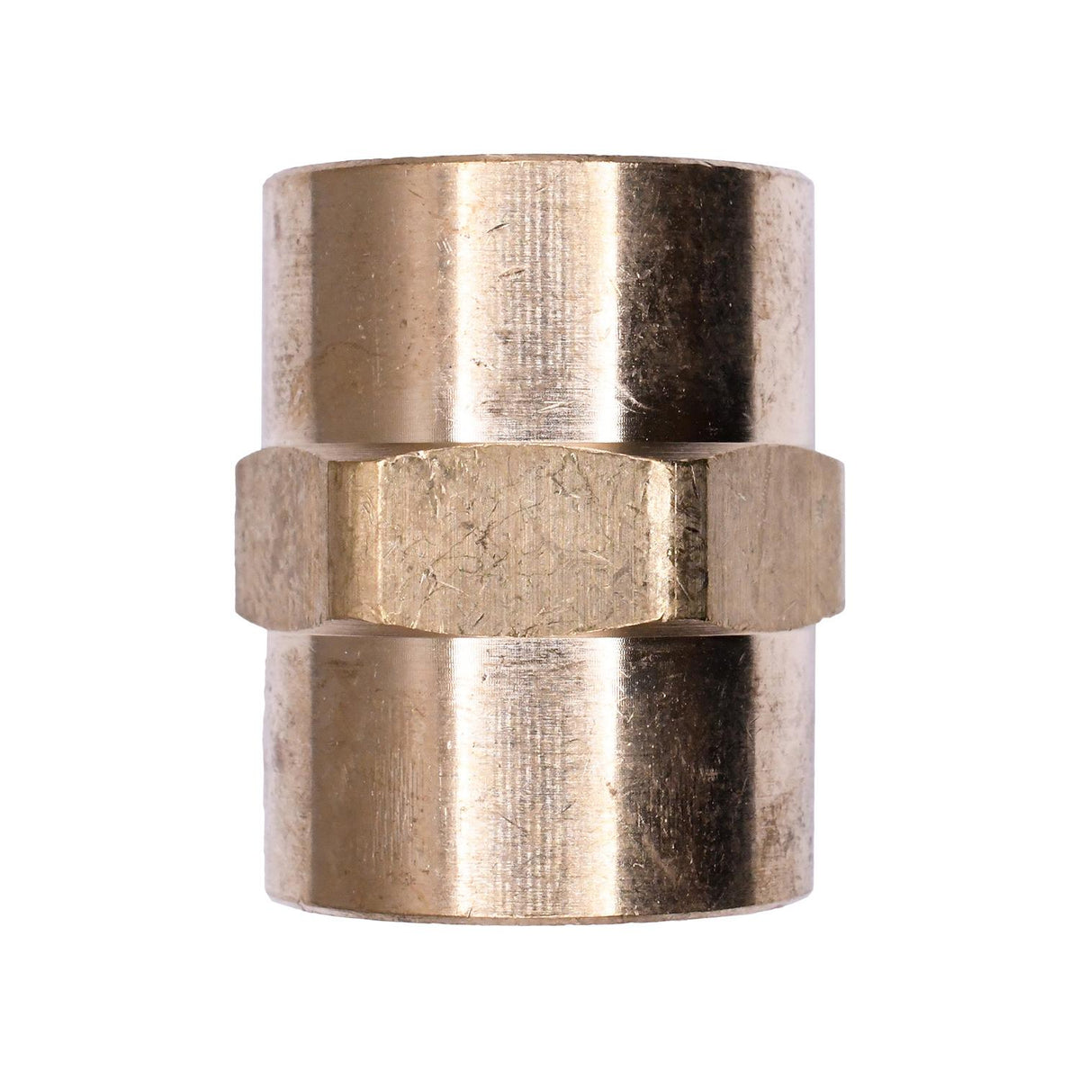 1/2" NPT Brass Pipe Coupling