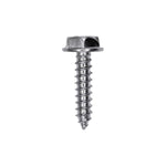 #6x5/8" Slotted Hex Head Flange Washer Tapping Screw, Type A/AB, Zinc Chromate