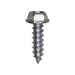 #8x5/8" Slotted Hex Head Flange Washer Tapping Screw, Type A/AB, Zinc Chromate