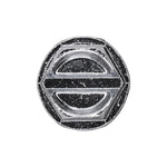 #8x1" Slotted Hex Head Flange Washer Tapping Screw, Type A/AB, Zinc Chromate