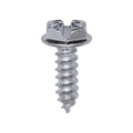 #10x5/8" Slotted Hex Head Flange Washer Tapping Screw, Type A/AB, Zinc Chromate