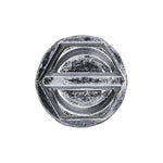 #10x3/4" Slotted Hex Head Flange Washer Tapping Screw, Type A/AB, Zinc Chromate