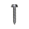 #10x1" Slotted Hex Head Flange Washer Tapping Screw, Type A/AB, Zinc Chromate
