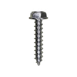 #10x1" Slotted Hex Head Flange Washer Tapping Screw, Type A/AB, Zinc Chromate