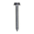 #10x1-1/2" Slotted Hex Head Flange Washer Tapping Screw, Type A/AB, Zinc Chromate