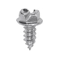 #12x1/2" Slotted Hex Head Flange Washer Tapping Screw, Type A/AB, Zinc Chromate