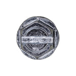 #12x5/8" Slotted Hex Head Flange Washer Tapping Screw, Type A/AB, Zinc Chromate