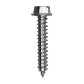 #12x1-1/4" Slotted Hex Head Flange Washer Tapping Screw, Type A/AB, Zinc Chromate