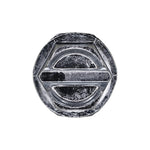 #12x1-1/4" Slotted Hex Head Flange Washer Tapping Screw, Type A/AB, Zinc Chromate