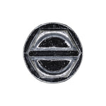 #12x1-1/2" Slotted Hex Head Flange Washer Tapping Screw, Type A/AB, Zinc Chromate