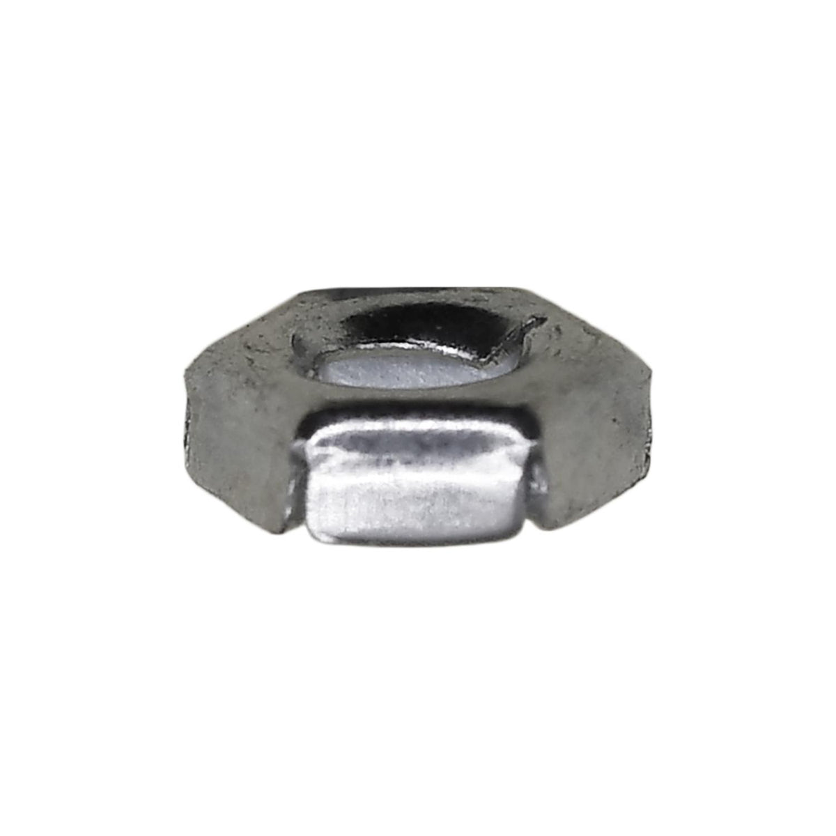 1/8" Stud Hex Thread Cutting Nut, 1/4" Wrench, Zinc