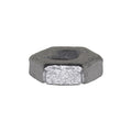 1/8" Stud Hex Thread Cutting Nut, 5/16" Wrench, Zinc