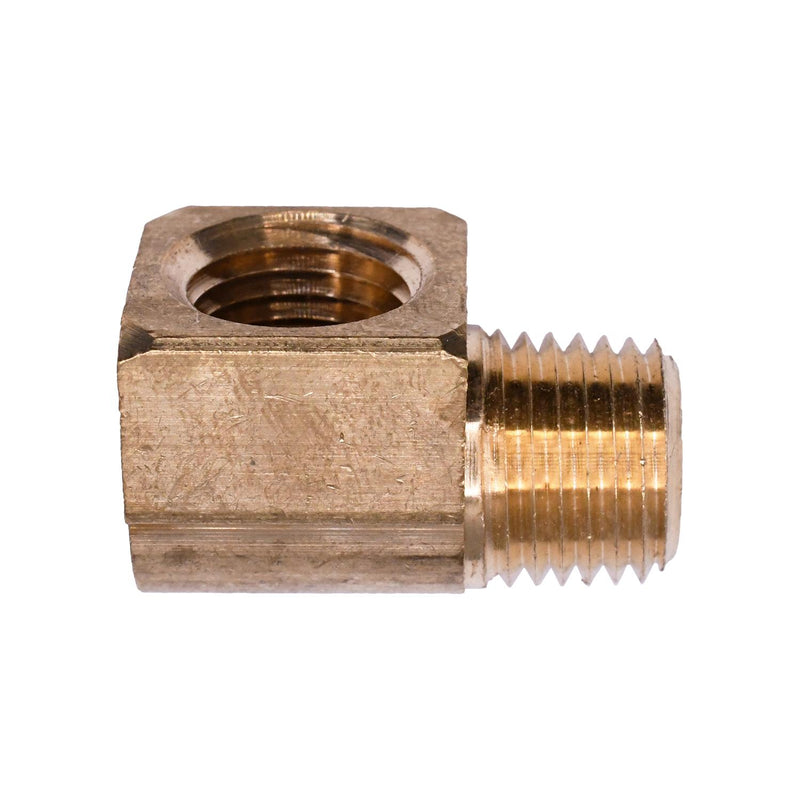 1/4" NPT Brass 90 Degree Street Elbow