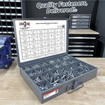 Dome Head Blind Pop Rivets Alum/Alum Mandrel Assortment - 1001 PCS