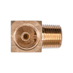 3/8" NPT Brass 90 Degree Street Elbow