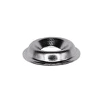 #6 Brass Flanged Countersunk Washer Nickel/, 5/32" ID, 1/2" OD