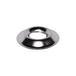 #10 Brass Flanged Countersunk Washer Nickel/, 1/4" ID, 11/16" OD