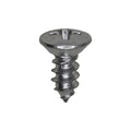 #8x3/8" Phillips Oval Head Tapping Screw, Type A/AB, Zinc, Standard