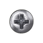 #8x3/8" Phillips Oval Head Tapping Screw, Type A/AB, Zinc, Standard