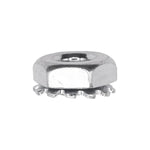 #10-24 Hex Keps Lock Washer And Nut, Zinc