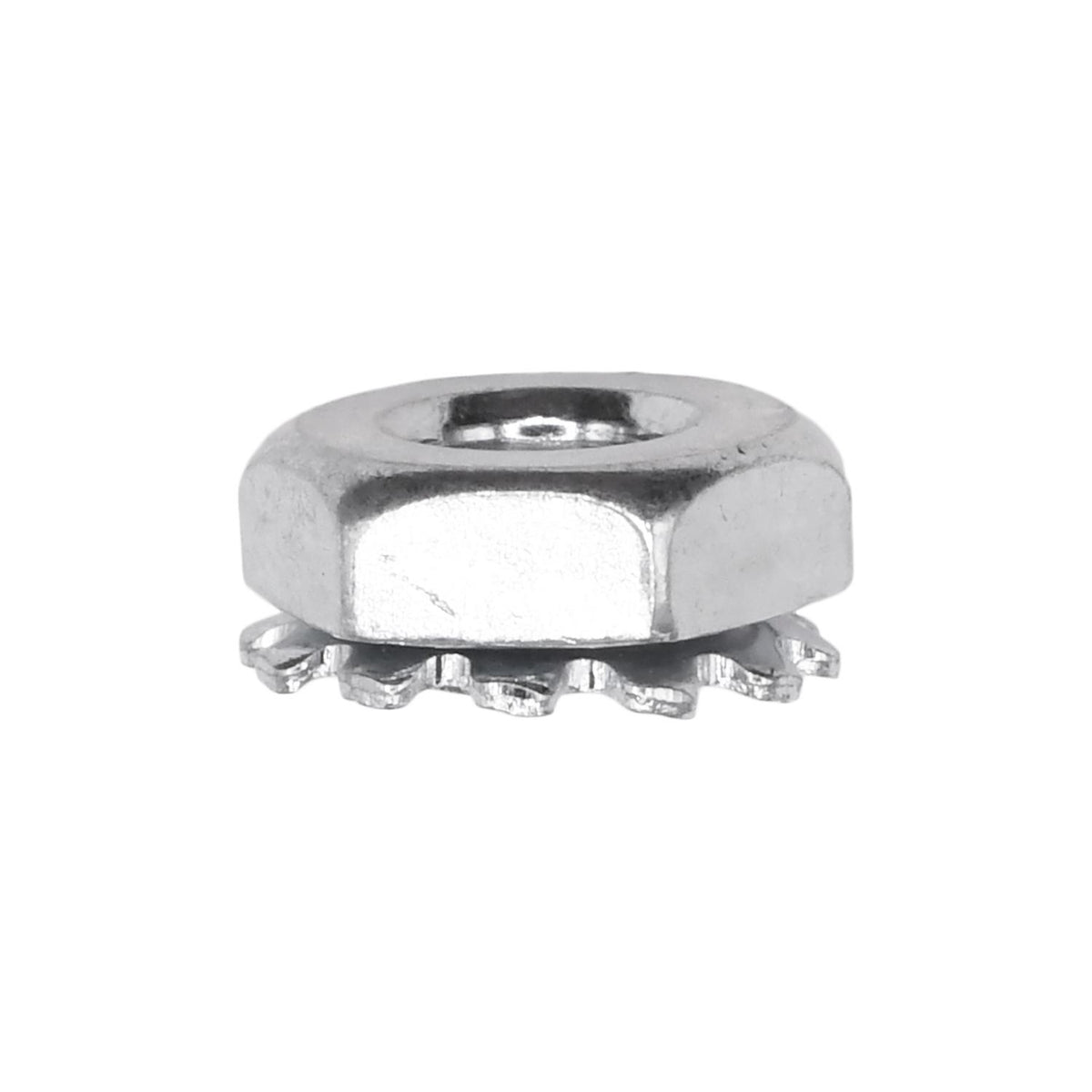 #10-24 Hex Keps Lock Washer And Nut, Zinc