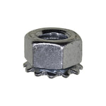 5/16"-18 Hex Keps Lock Washer And Nut, Zinc