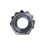 5/16"-18 Hex Keps Lock Washer And Nut, Zinc