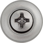 #6x5/8" Phillips Oval Head SEMS Countersunk Washer Tapping Screw, Type A/AB, Chrome