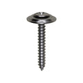 #6x1" Phillips Oval Head SEMS Countersunk Washer Tapping Screw, Type A/AB, Chrome