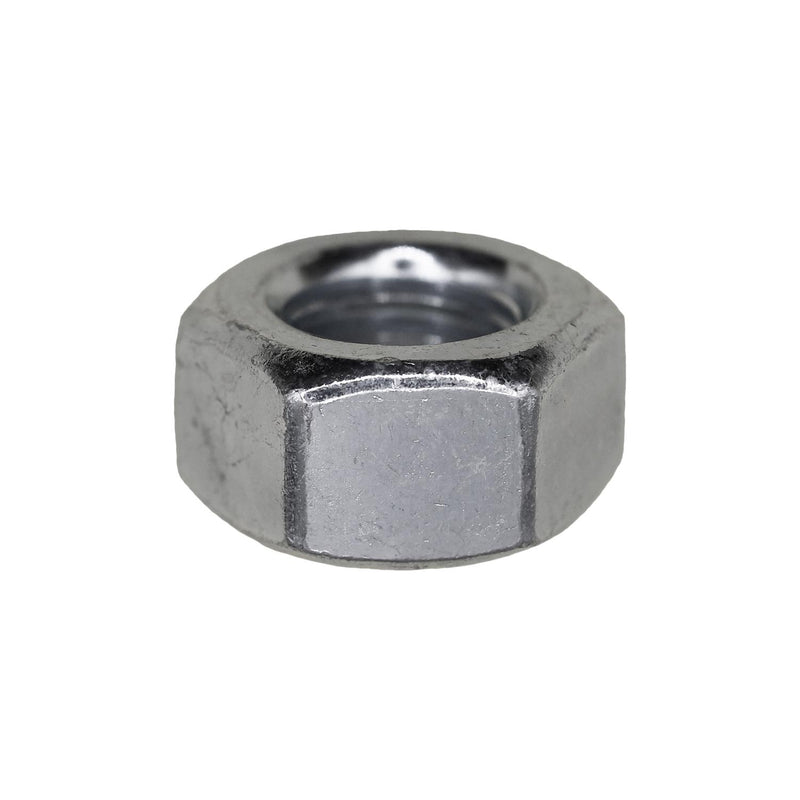 7/16"-14 Finish Hex Nut, Zinc