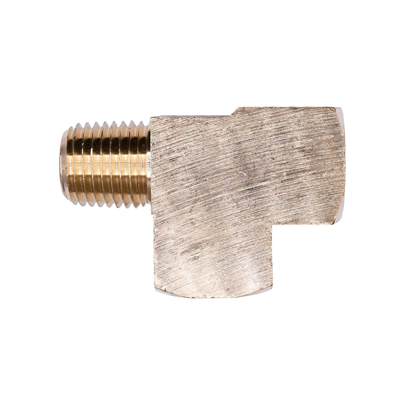1/4" NPT Brass Street Tee Pipe Threads