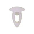 7/32"x7/16" White Nylon Single Head Door Flange Weatherstrip Christmas Tree Retainer, 3/8" Head