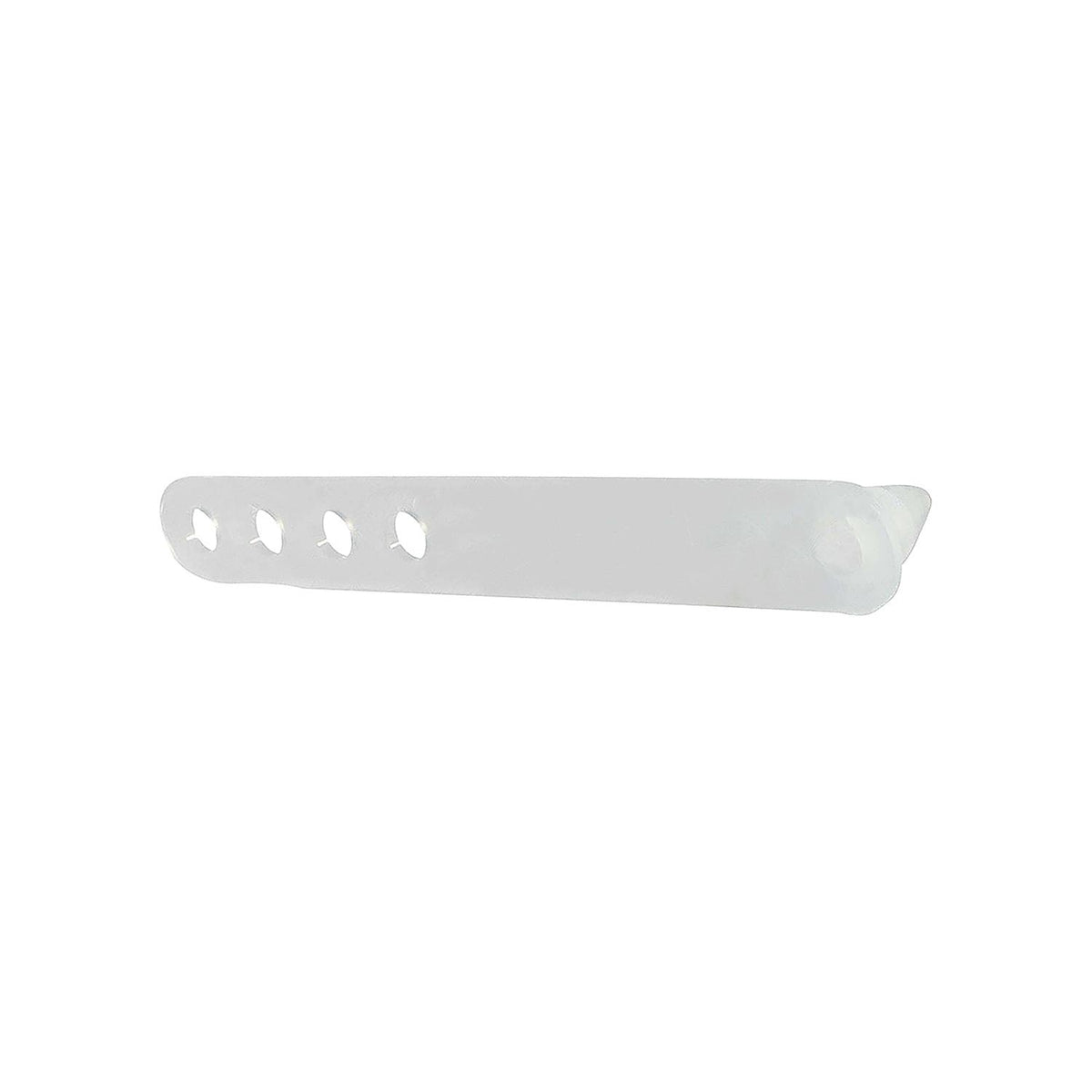 3-1/2" White Nylon Harness Strap Adjustable Cable