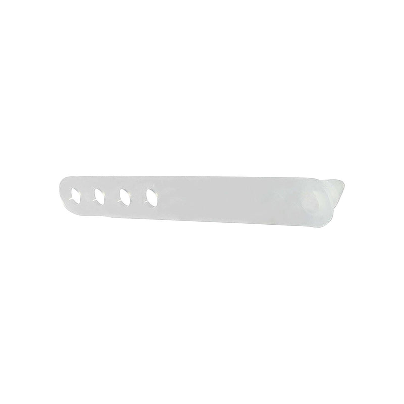 3-1/2" White Nylon Harness Strap Adjustable Cable