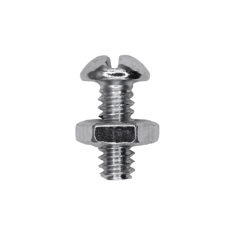 3/16"x1/2" Round Head Stove Bolt with Hex Nut, Zinc Chromate
