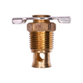 3/8" NPT Brass External Seat Drain Cock Valve Pipe