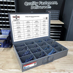 Phillips Flat Head Concrete Screws Assortment - 765 PCS
