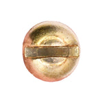 #10-32x5/8" Slotted Round Head Machine Screw, Plain