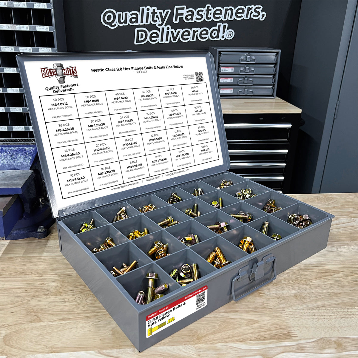 BOLTS AND NUTS! 1〜17ほか29冊セット Metric Class 8.8 Hex Flange Bolts & Nuts Assortment - 765 PCS
