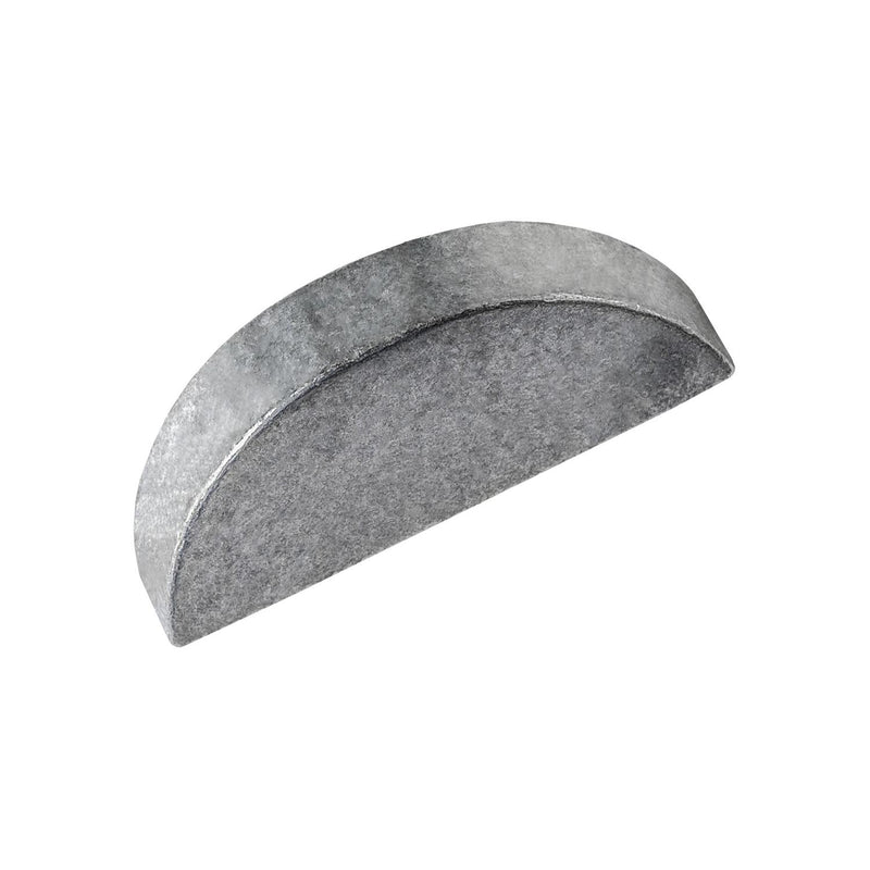 1/4"x1-1/4" Woodruff Keys Steel, Plain